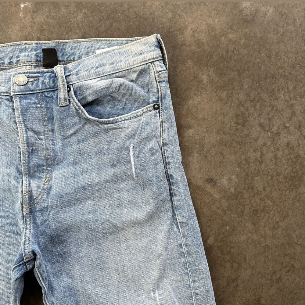 H&M Light Blue Distressed Jeans - Picture 7 of 16